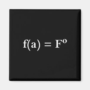 Íman Equação Matemática Fafo Piada Presente Engraçado P