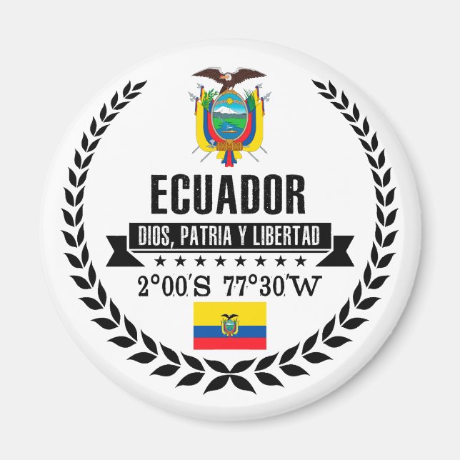 Íman Equador (Frente)