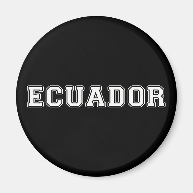 Íman Equador (Frente)