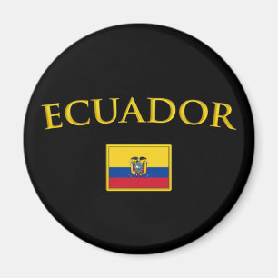 Íman Equador dourado