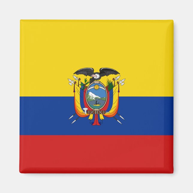 Íman Equador - Magnet Flag (Frente)