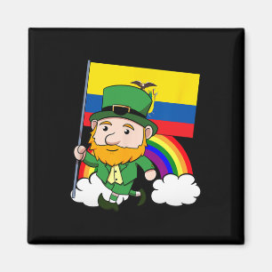 Íman Equador Orgulhoso Bandeira Equatoriana Dia de São