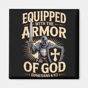 Íman Equipado Com A Armadura De Deus Versículo Da Bíbli