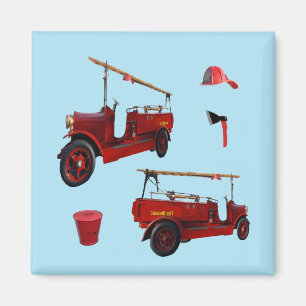 Íman Equipamento De Combate A Incêndios Vintage,