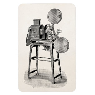 Íman Equipamento velho da cinematografia da câmera de