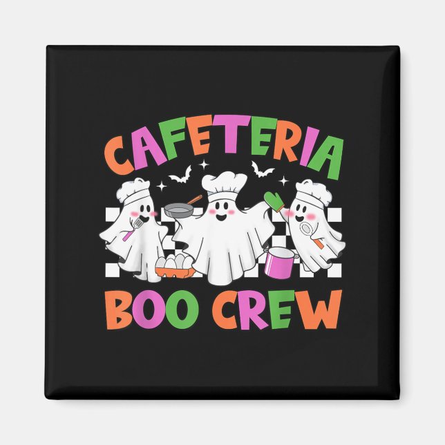 Íman Equipe Boo da Cafeteria Retro Funcionário da Cafet (Frente)