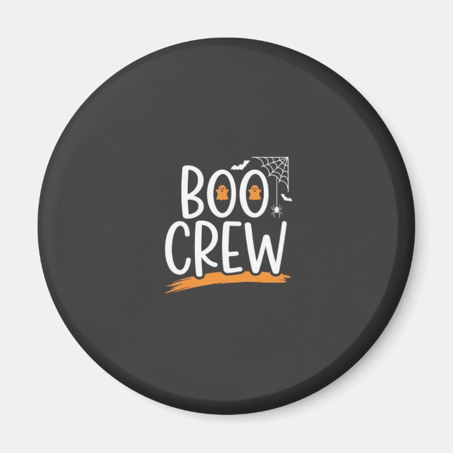 Íman Equipe Boo Design de Fantasma de Halloween_1 (Frente)