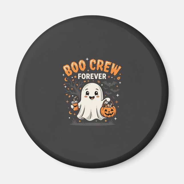 Íman Equipe Boo para Sempre Design de Fantasma de Hallo (Frente)