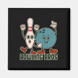 Íman Equipe da Liga de Boliche Bowling Bros Alley Byll 