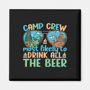 Íman Equipe de Acampamento Mais Propensa a Beber Toda a