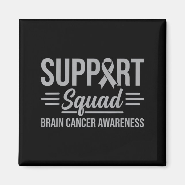Íman Equipe de apoio consciência de tumor cerebral canc (Frente)