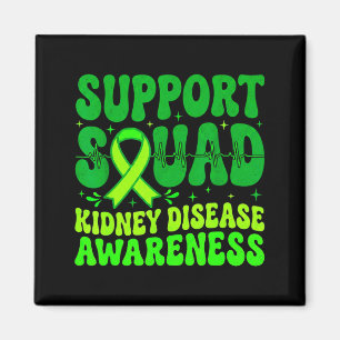 Íman Equipe de apoio laço verde doença renal