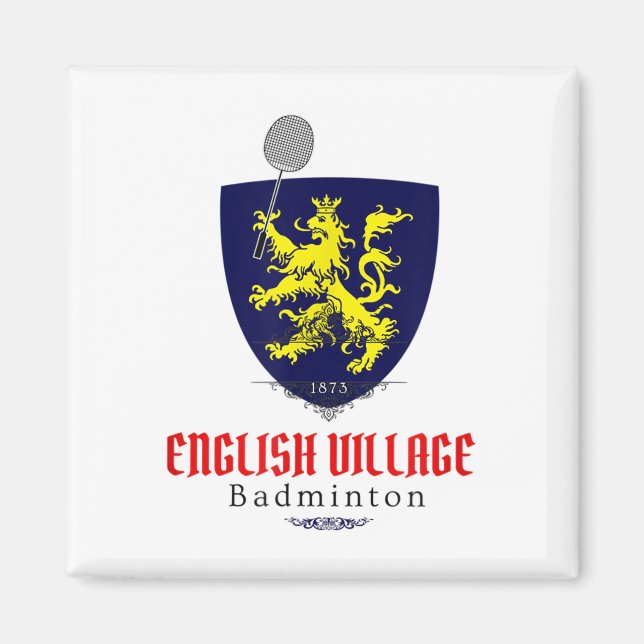 Íman Equipe de Badminton da Vila Inglesa Mountain Brook (Frente)