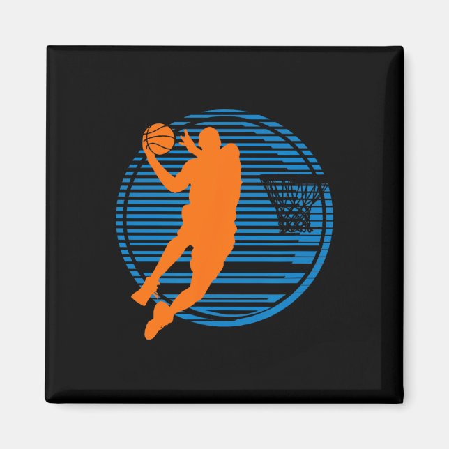 Íman Equipe de Bola de Esporte do Dunplayer de Basquete (Frente)