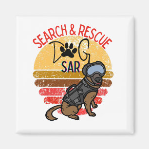 Íman Equipe de Cães Profissionais SAR K-9