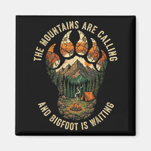 Íman Equipe de caminhada Bigfoot engraçado Sasquatch Ca
