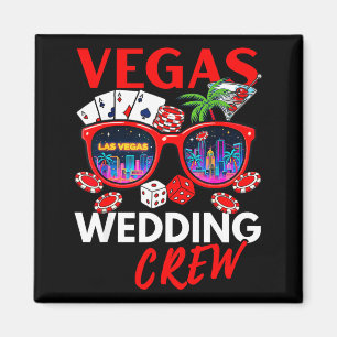 Íman Equipe de casamento engraçada de Las Vegas 2026 de