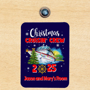 Íman Equipe de Cruisin 'de Natal Navio Personalizado