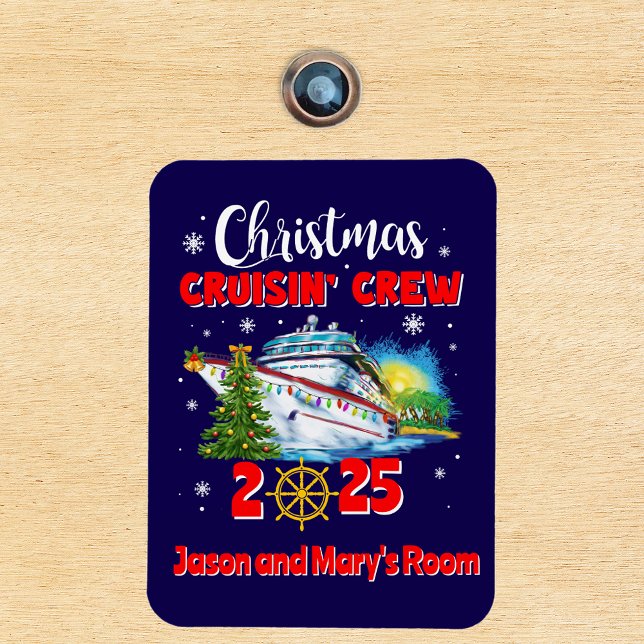 Íman Equipe de Cruisin 'de Natal Navio Personalizado (Criador carregado)