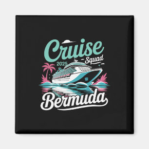 Íman Equipe de Cruzeiro das Bermudas 2025 Férias de Ver