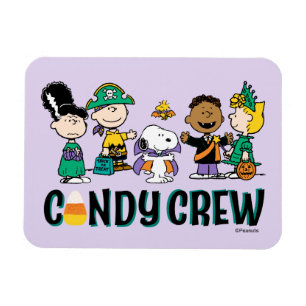 Íman Equipe de Doces Peanuts Gangue de Halloween