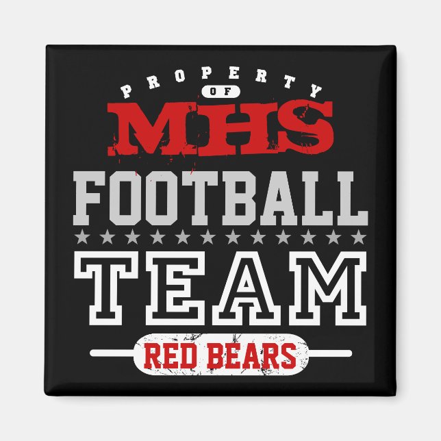 Íman Equipe de esporte escolar (Frente)