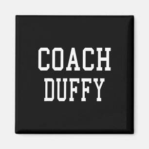 Íman Equipe de futebol de Coach Duffy personalizado Bys