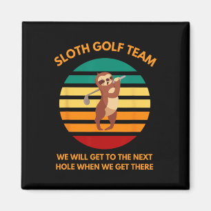 Íman Equipe de Golfe de Preguiça Golfistas Lentos Fãs d
