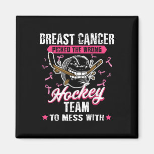 Íman Equipe de Hockey com Cancer da Mama Friso de Consc