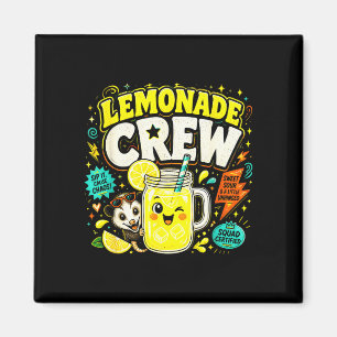 Íman Equipe de limonada engraçada crianças fofas barrac