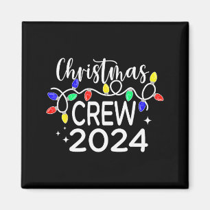 Íman Equipe de Natal 2024 Pijamas de Natal da Família X