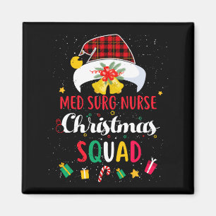 Íman Equipe de Natal da Enfermeira de Med Cirurg Santa