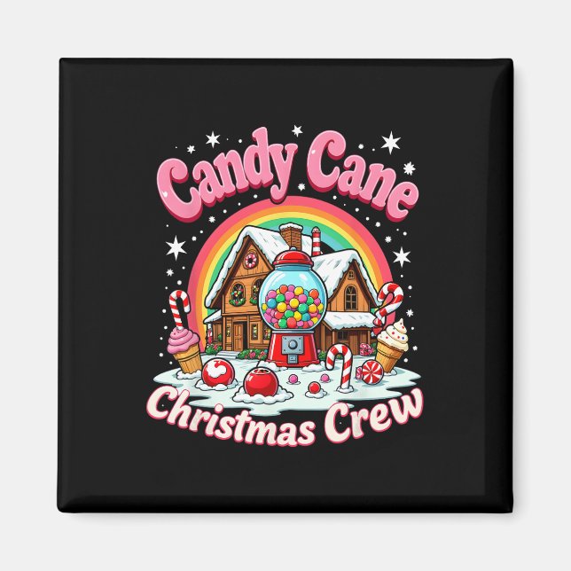 Íman Equipe de Natal de Cana de Açúcar Casa de Seguranç (Frente)