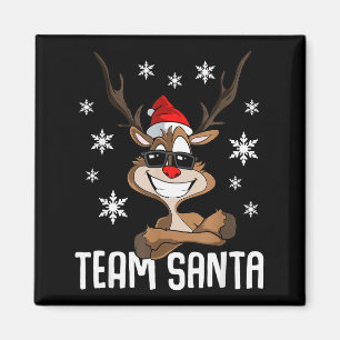 Íman Equipe de Papai Noel Rena de Natal
