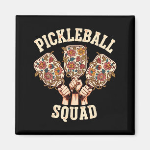 Íman Equipe de pickleball engraçado time de pickleball