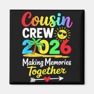 Íman Equipe de primos 2026 criando memórias família com