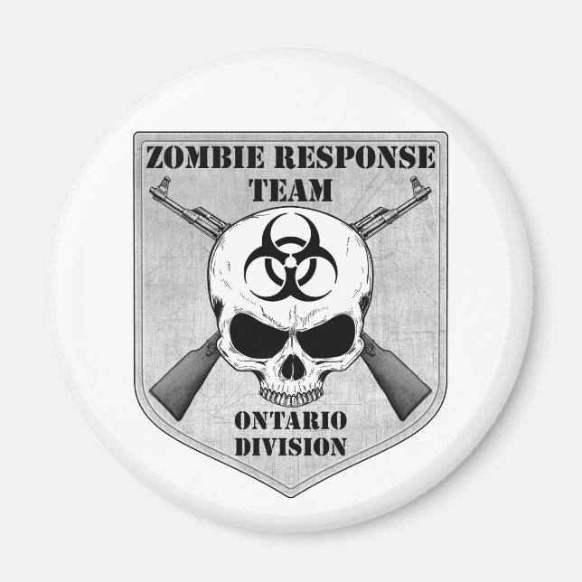 Íman Equipe de Resposta Zombie: Divisão Ontário (Frente)