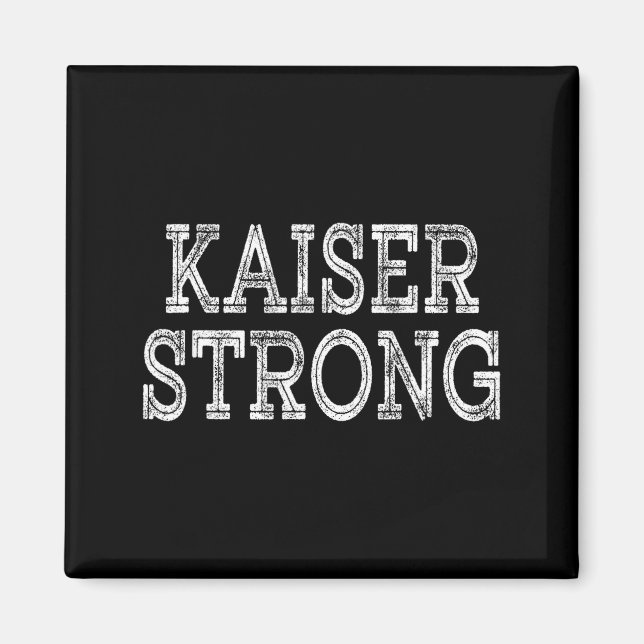 Íman Equipe de Sobrenome do KAISER Strong Squad Family  (Frente)