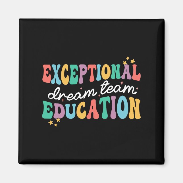 Íman Equipe de Sonhos de Educação Excepcional - Profess (Frente)