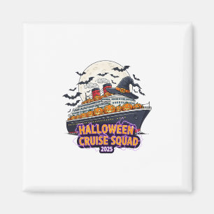 Íman Equipe do Cruzeiro de Halloween 2025 Tripulação de