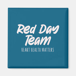 Íman Equipe do Dia Vermelho Saúde do Coração Conscienti