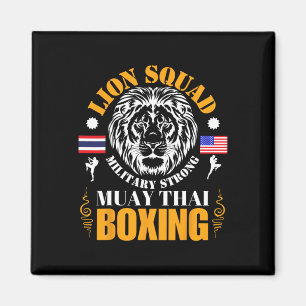 Íman Equipe do Leão Tailândia Kickboxing Muay Thai Mma