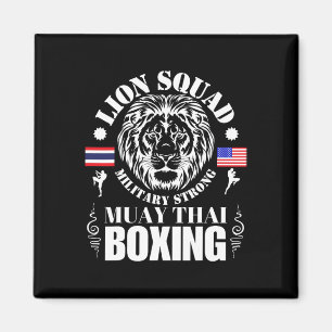 Íman Equipe do Leão Tailândia Kickboxing Muay Thai Mma