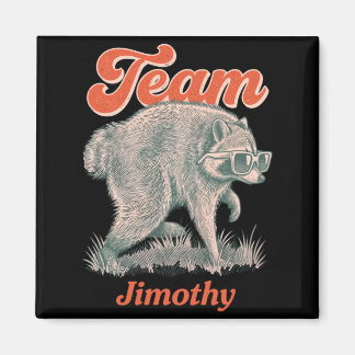 Íman Equipe do Lixo Engraçado do Mapache Jimothy Mascul