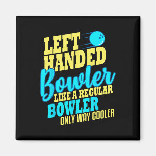 Íman Equipe Engraçada de Bowler à Esquerda