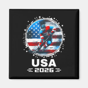 Íman Equipe EUA 2026 Bandeira Americana dos Estados Uni