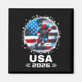 Íman Equipe EUA 2026 Bandeira Americana dos Estados Uni
