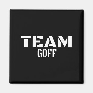 Íman Equipe feminina goff família única combinando