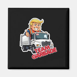 Íman Equipe Garbyge Eleição Presidencial 2025 Cute Trum