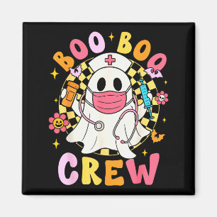 Íman Equipe Groovy Boo Boo Enfermeira Fantasma Engraçad